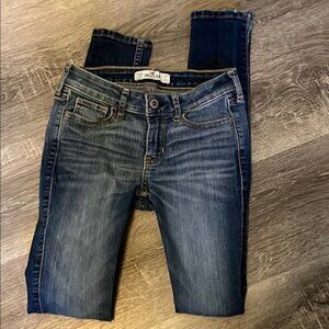 Hollister Blue Skinny Jeans Classic Style 23 x 31